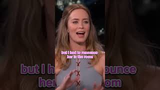 Emily Blunt is just hilarious 😂#shorts