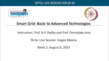 Smart Grid: Basics to Advanced Technologies: Week 2
