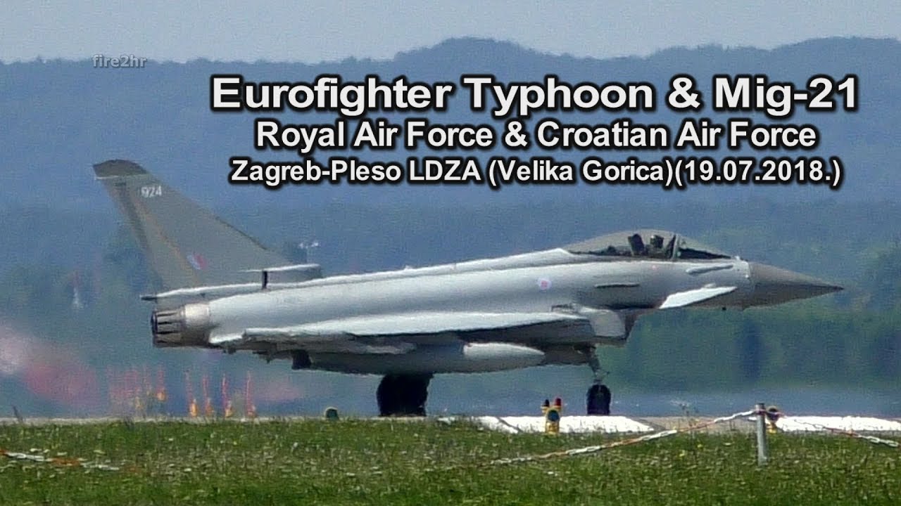 Eurofighter Typhoon & MiG-21 (Royal Air Force-Croatian Air Force)(19.07.2018.)