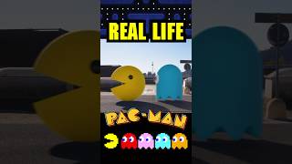 PAC-MAN in Real Life #shorts