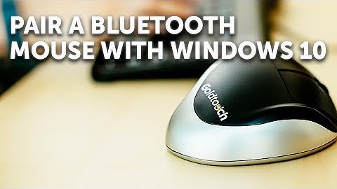 How to pair your Bluetooth Mouse in Windows 10