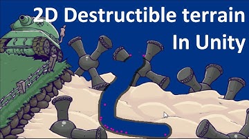 2D Destructible terrain in Unity