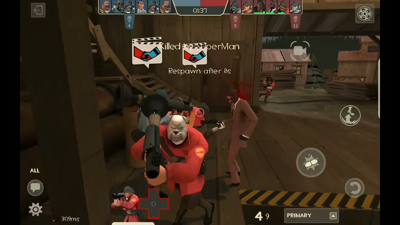 Tf2 mobile gameplay (better then the one i worked for)