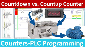 Countdown vs. Countup Counters - PLC Programming for Beginners | Rslogix500 | Hindi