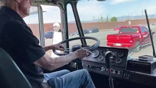 Driving a big beautiful 43 year old classic Crown SuperCoach classic