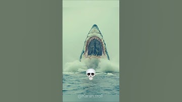 BIG AND SCARY MEGALODON POWERFUL TRANSFORMATION ☠️💀🙀😟☠️#short #viralshorts #goviral #megalodon #sark