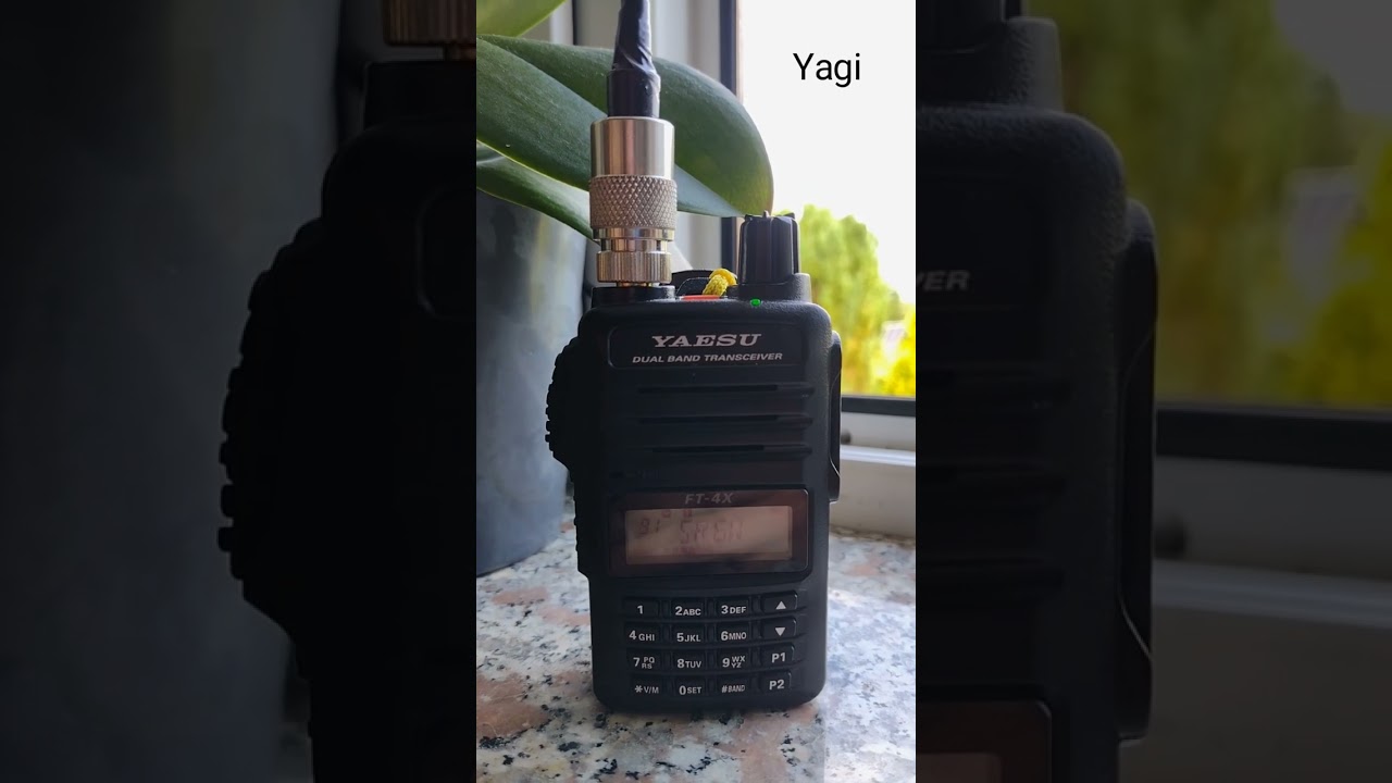 Antena Flower Pot vs. Yagi (odbiór/receiving) test