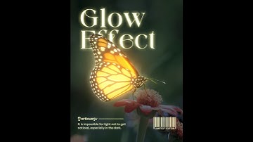 How to create Glow Effect #Photoshop #Tutorial