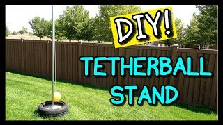 How To Make A Tetherball Stand!  How To With Kristin