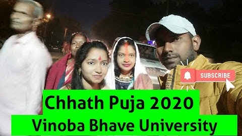 #Chhath_Puja || Vinoba Bhave University || Chhath Puja 2020 Vinoba Bhave University Hazaribagh,,,,