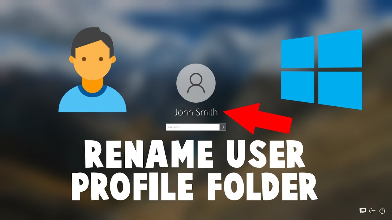 How To Change The Name Of A User Profile Folder In Windows 10 Youtube
