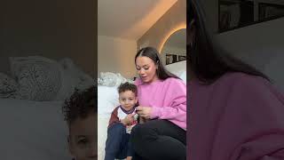 INTERVIEWING MY TWO YEAR OLD #shorts