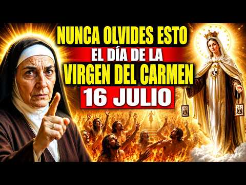 LO QUE NUNCA DEBES OLVIDAR EL DÍA DE LA VIRGEN DEL CARMEN (16 DE JULIO) — SANTA TERESA LO EXPLICÓ