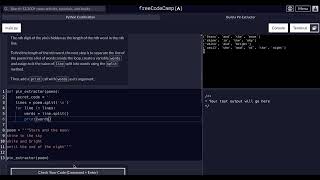 FreeCodeCamp - Python Project - Step 6 of 19 - Pin Extractor