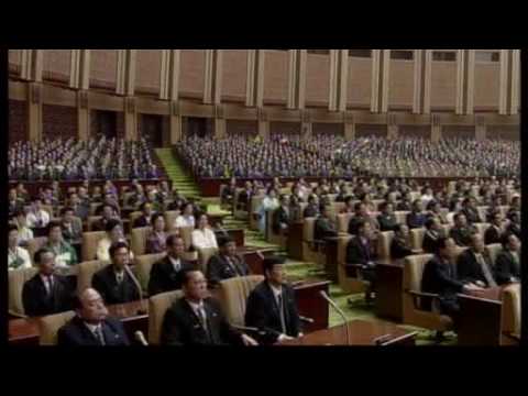زعيم كوريا الشمالية يظهر علنًا - 10 أبريل 2009