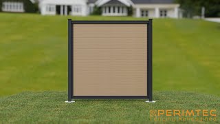 Perimtec Composite Fence Installation