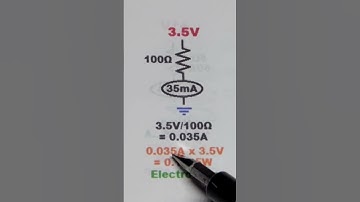 100 Ohms with 3 and a Half Volts Across it by Electronzap Electronics #howto #diy #electronics