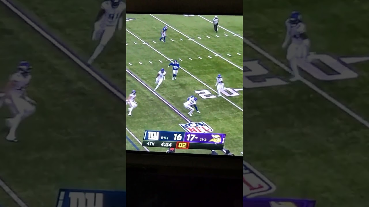Vikings vs Giants | Giants Punt Blocked | Game Breaker