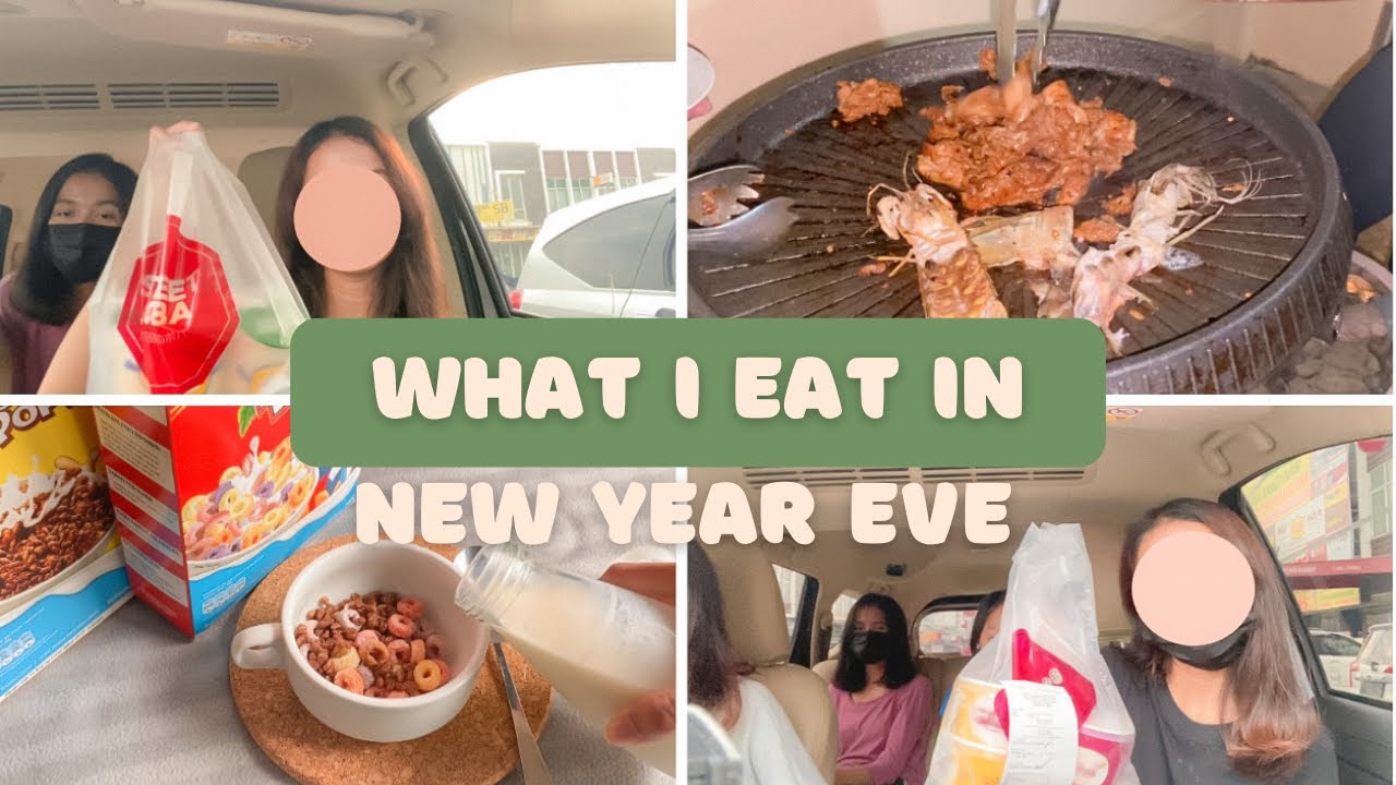 What I Eat in A Day (New Year Eve Edition) : BBQ, Boba, Topokki, Cereal, etc. | Indonesia