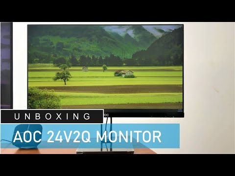 [just-unboxing]  AOC 24V2Q Slim Design IPS Monitor