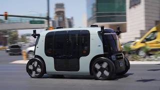 Las Vegas taxi driver says earnings cut in half by driverless rides