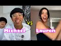 Michael Le vs Lauren Kettering ✨🌠 Tik Tok Dance Compilation