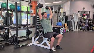 Eccentric Dumbbell Shoulder Press