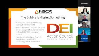 NSCA DEI Action Council: "The Bubble Is Missing Something"