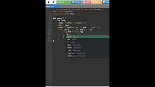 Factor of Number #coding #dsa #datastructuresandalgorithms #dsatutorial #learnwithprc #dsainc