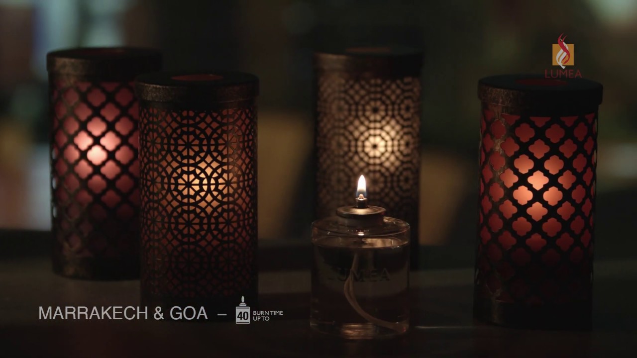 Lumea Marrakech & Goa, Liquid Wax Candle Holder YouTube