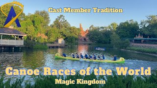 Secret Cast Member Canoe Races at Magic Kingdom