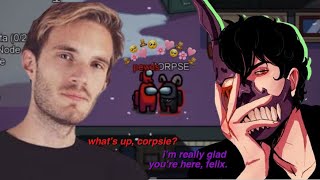 just pewdiepie &amp; corpse husband being cute