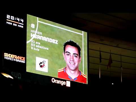 Presentacion de la Furia Roja en Paris - Amistoso ...