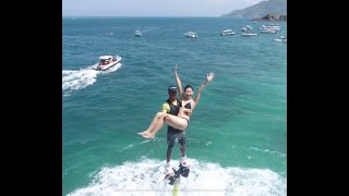 Bay Trên Mặt Nước Như Iron Man - Lướt Ván Nước - Fly Board Nha Trang Vlog Trân Cm Trân Cua