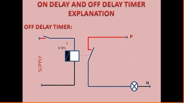 on delay and off delay timer