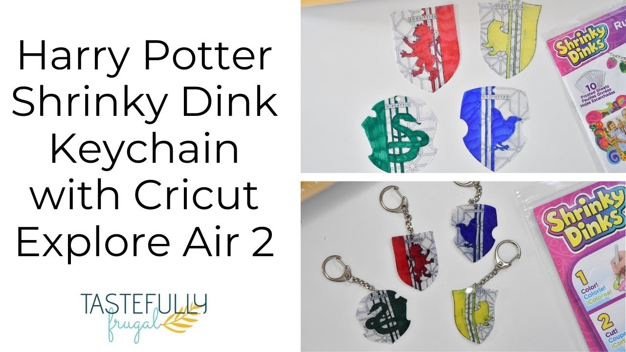 DIY Shrinky Dinks on a Cricut  Make Easy Plastic Charm Earrings and  Keychains! 