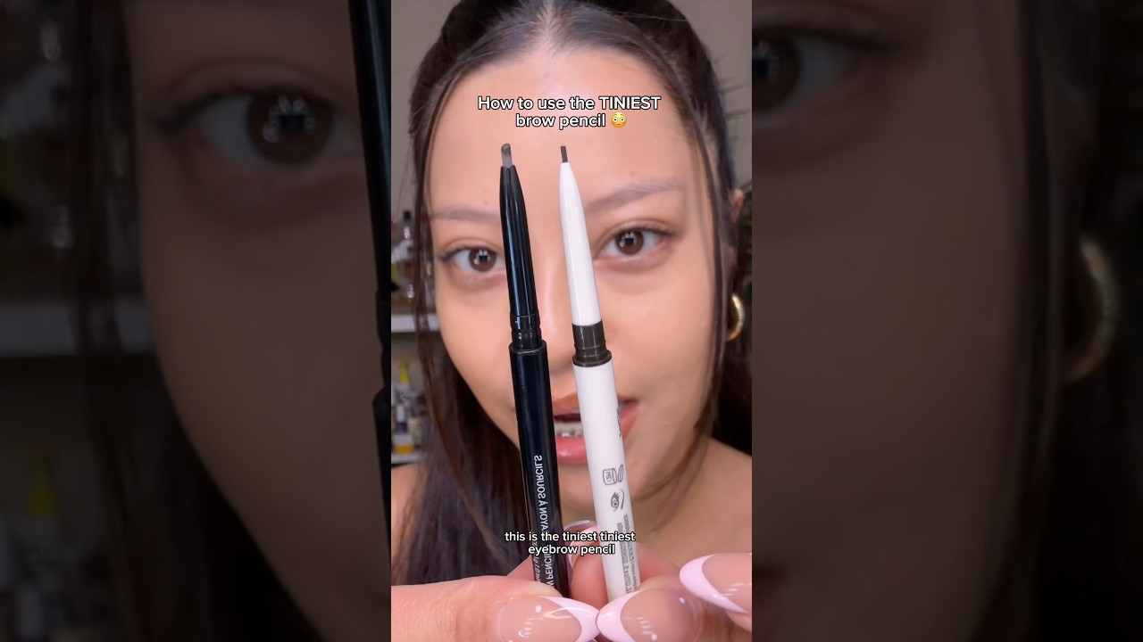 This is the TINIEST eyebrow pencil! Here’s how to use it ✍🏼