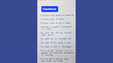 Essay On Cleanliness | 10 Lines Essay On Cleanliness | Short Essay On Cleanliness, Cleanliness Essay