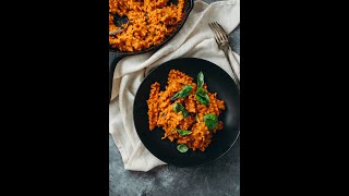 Vegan Pumpkin Vodka Pasta