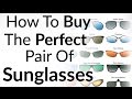 Perfect Sunglasses For Face Shape | How To Buy Right Shades | Aviator Wayfarer Sun Glass Styles