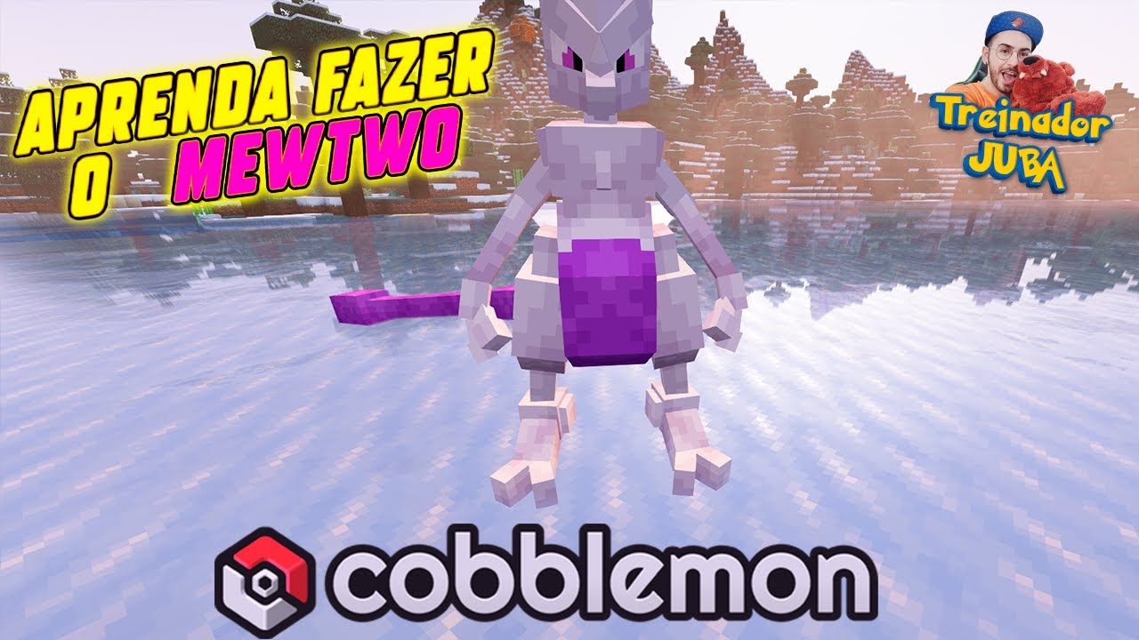 APRENDA CRIAR O MEWTWO POKÉMON LENDÁRIO NO COBBBLEMON DO MINECRAFT ...
