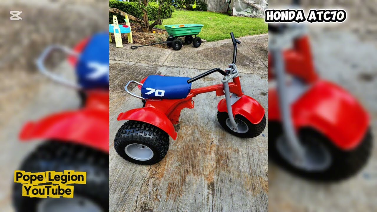 Honda atc70 restored for Fletch 