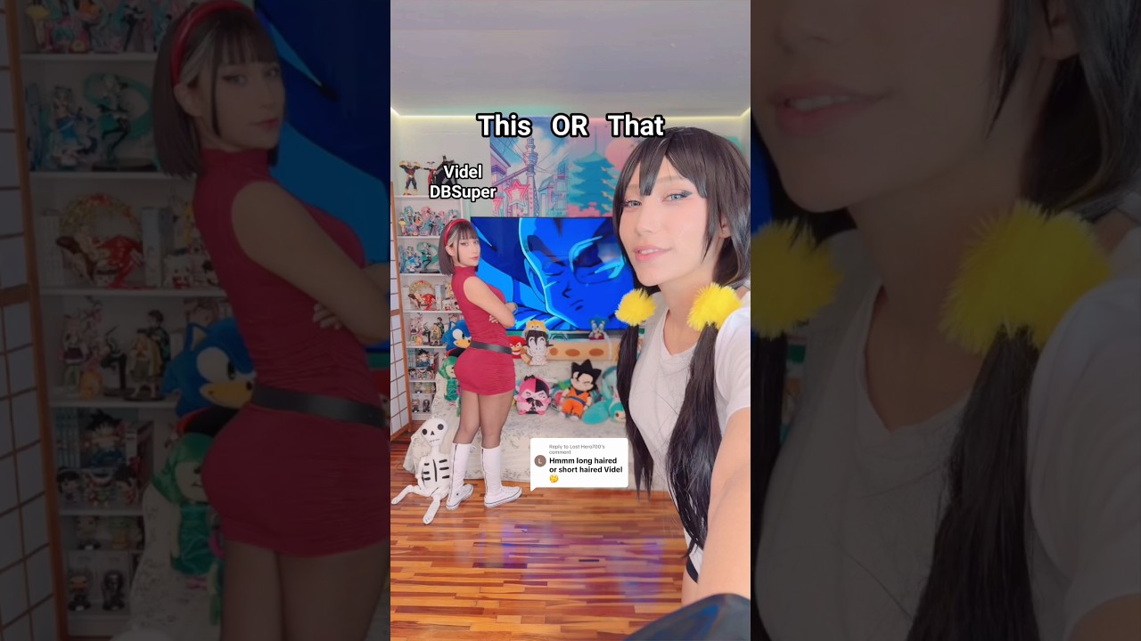 Which version Videl from Dragon Ball takes the crown? 😳 #anime #cosplay