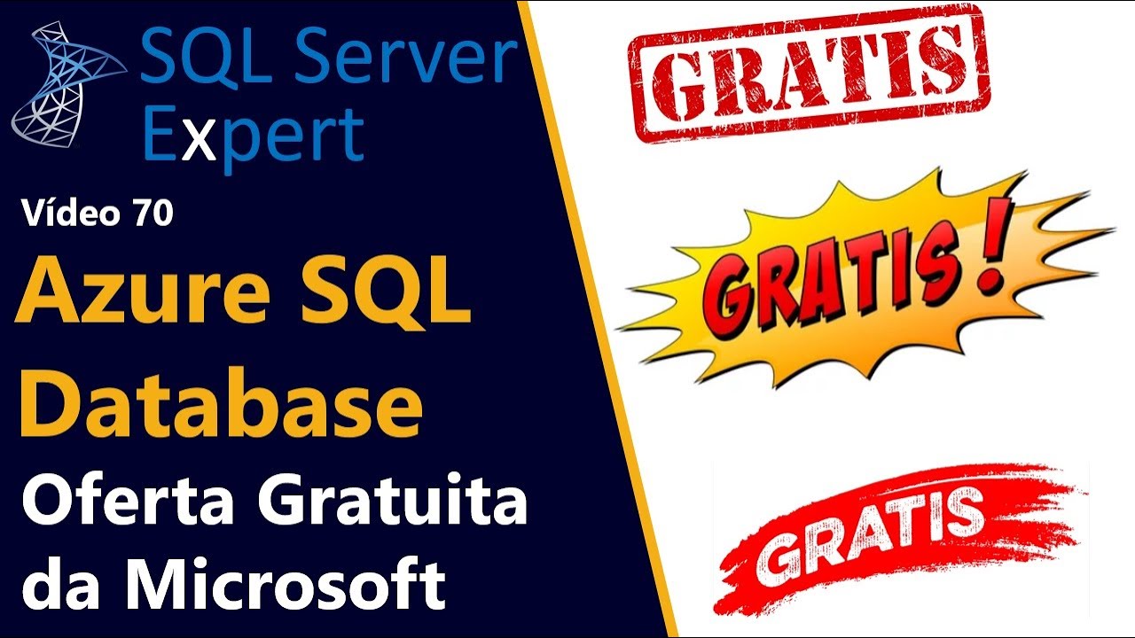 Azure SQL Database Grátis | SQL Server Expert - YouTube