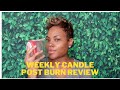 Weekly Candle Post Burn Review