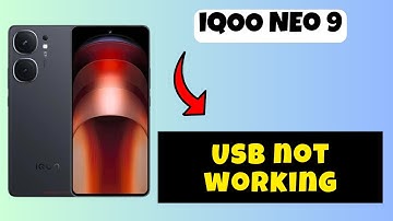 Usb not working iQOO Neo 9 || How to use USB options || USB debugging settings