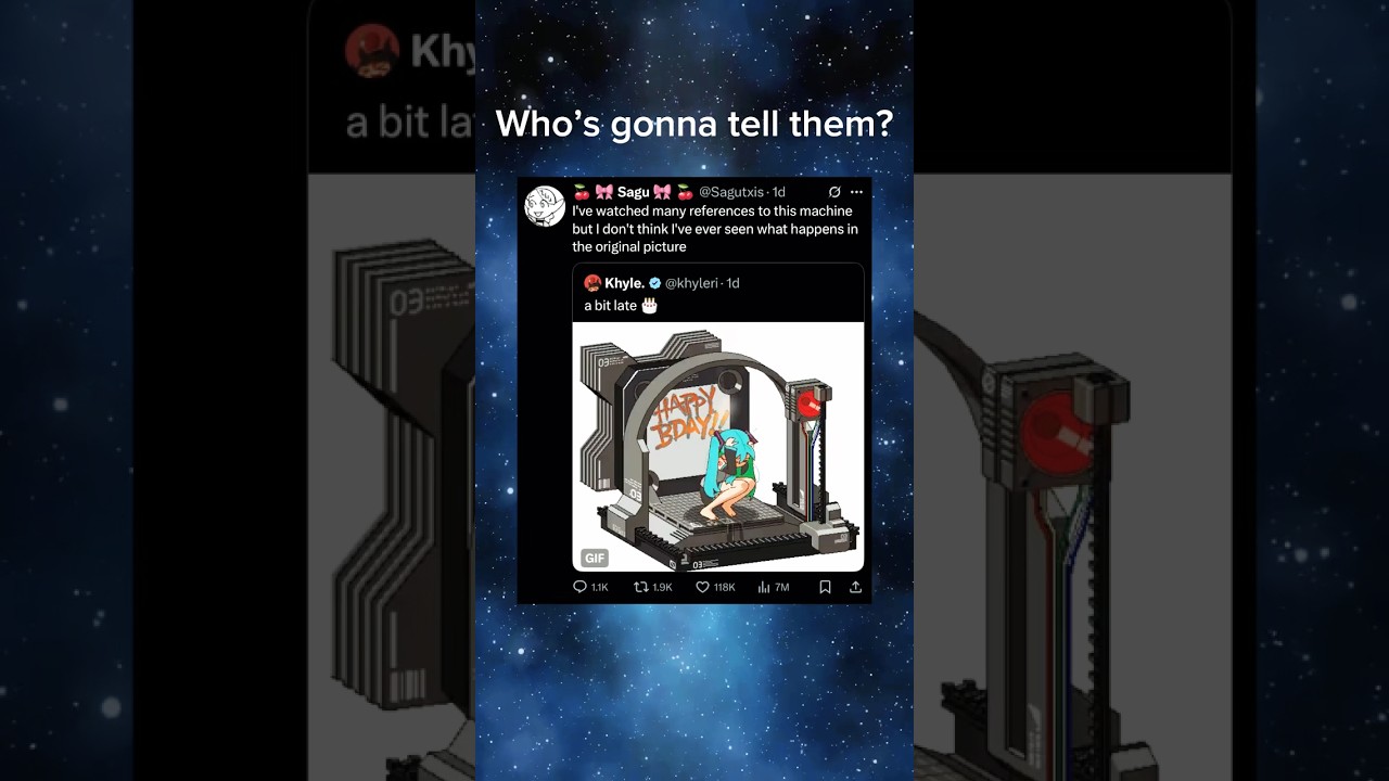 Who’s gonna tell them…? #traumatized #twitter #lasercutting #animegirl