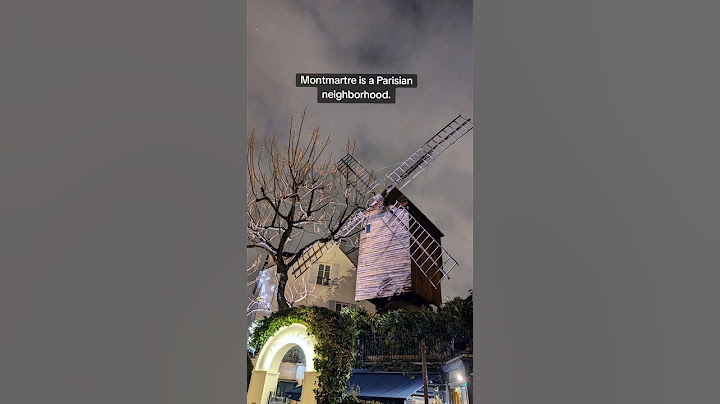 The Oldest Windmill in Paris, France 🇫🇷 Day 14 Tani's Parisian #adventcalendar #travel #christmas