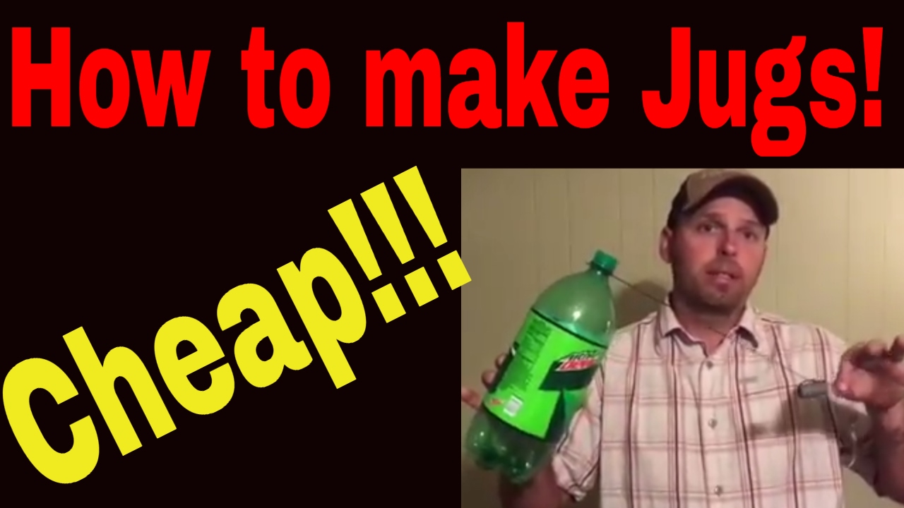 How to make jugs for fishing, the cheapest way YouTube
