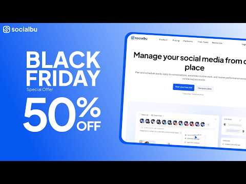 Black Friday SALE is LIVE! - video from SocialBu